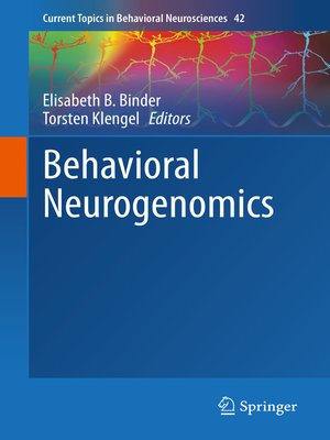 cover image of Behavioral Neurogenomics